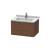 Duravit LC616401313 L-Cube 26 3/8" Wall Mount Single Bathroom Vanity with One Drawer in American Walnut