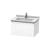 Duravit LC616401818 L-Cube 26 3/8" Wall Mount Single Bathroom Vanity with One Drawer in White Matte