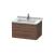 Duravit LC616402121 L-Cube 26 3/8" Wall Mount Single Bathroom Vanity with One Drawer in Walnut Dark