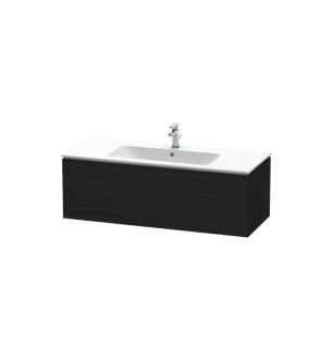 Duravit LC614301616 L-Cube 48" Wall Mount Single Bathroom Vanity with One Drawer in Black Oak