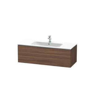 Duravit LC614302121 L-Cube 48" Wall Mount Single Bathroom Vanity with One Drawer in Walnut Dark