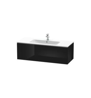 Duravit LC614304040 L-Cube 48" Wall Mount Single Bathroom Vanity with One Drawer in Black High Gloss
