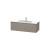 Duravit LC614304343 L-Cube 48" Wall Mount Single Bathroom Vanity with One Drawer in Basalt Matte