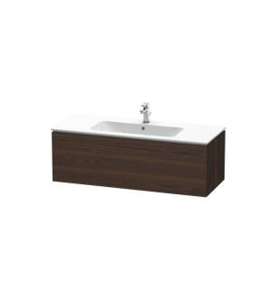 Duravit LC614306969 L-Cube 48" Wall Mount Single Bathroom Vanity with One Drawer in Walnut Brushed