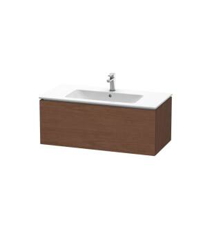Duravit LC614201313 L-Cube 40 1/8" Wall Mount Single Bathroom Vanity with One Drawer in American Walnut