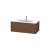 Duravit LC614201313 L-Cube 40 1/8" Wall Mount Single Bathroom Vanity with One Drawer in American Walnut