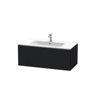Duravit LC614201616 L-Cube 40 1/8" Wall Mount Single Bathroom Vanity with One Drawer in Black Oak