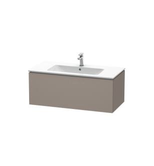 Duravit LC614204343 L-Cube 40 1/8" Wall Mount Single Bathroom Vanity with One Drawer in Basalt Matte