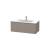 Duravit LC614204343 L-Cube 40 1/8" Wall Mount Single Bathroom Vanity with One Drawer in Basalt Matte