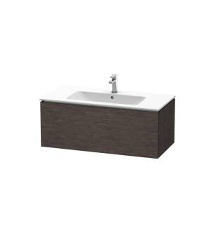 Duravit LC614207272 L-Cube 40 1/8" Wall Mount Single Bathroom Vanity with One Drawer in Dark Brushed Oak