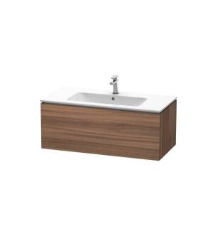 Duravit LC614207979 L-Cube 40 1/8" Wall Mount Single Bathroom Vanity with One Drawer in Natural Walnut
