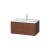 Duravit LC614101313 L-Cube 32 1/4" Wall Mount Single Bathroom Vanity with One Drawer in American Walnut