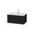 Duravit LC614101616 L-Cube 32 1/4" Wall Mount Single Bathroom Vanity with One Drawer in Black Oak