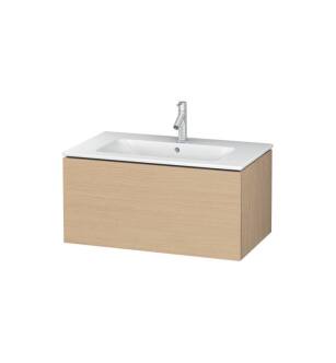 Duravit LC614103030 L-Cube 32 1/4" Wall Mount Single Bathroom Vanity with One Drawer in Natural Oak