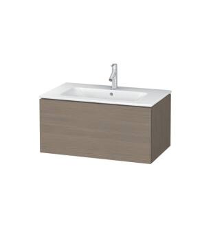 Duravit LC614103535 L-Cube 32 1/4" Wall Mount Single Bathroom Vanity with One Drawer in Oak Terra