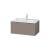 Duravit LC614104343 L-Cube 32 1/4" Wall Mount Single Bathroom Vanity with One Drawer in Basalt Matte