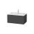 Duravit LC614104949 L-Cube 32 1/4" Wall Mount Single Bathroom Vanity with One Drawer in Graphite Matte