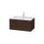 Duravit LC614106969 L-Cube 32 1/4" Wall Mount Single Bathroom Vanity with One Drawer in Walnut Brushed