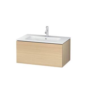Duravit LC614107171 L-Cube 32 1/4" Wall Mount Single Bathroom Vanity with One Drawer in Mediterranean Oak