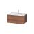 Duravit LC614107979 L-Cube 32 1/4" Wall Mount Single Bathroom Vanity with One Drawer in Natural Walnut