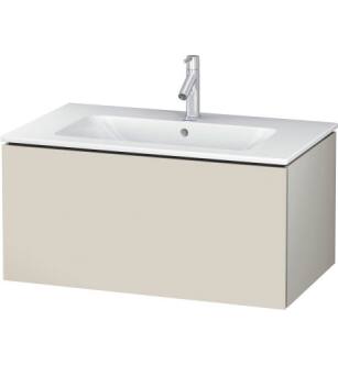 Duravit LC614109191 L-Cube 32 1/4" Wall Mount Single Bathroom Vanity with One Drawer in Taupe