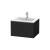 Duravit LC614001616 L-Cube 24 3/8" Wall Mount Single Bathroom Vanity with One Drawer in Black Oak