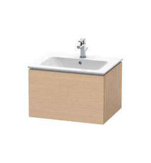 Duravit LC614003030 L-Cube 24 3/8" Wall Mount Single Bathroom Vanity with One Drawer in Natural Oak