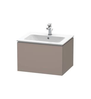 Duravit LC614004343 L-Cube 24 3/8" Wall Mount Single Bathroom Vanity with One Drawer in Basalt Matte