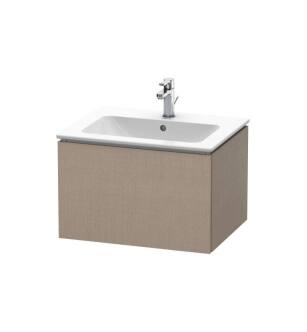 Duravit LC614007575 L-Cube 24 3/8" Wall Mount Single Bathroom Vanity with One Drawer in Linen