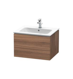 Duravit LC614007979 L-Cube 24 3/8" Wall Mount Single Bathroom Vanity with One Drawer in Natural Walnut