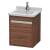 Duravit KT6662L2121 Ketho 17 3/8" Wall Mount Single Bathroom Vanity with One Door in Walnut Dark