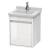 Duravit KT6662L2222 Ketho 17 3/8" Wall Mount Single Bathroom Vanity with One Door in White High Gloss