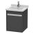 Duravit KT6662L4949 Ketho 17 3/8" Wall Mount Single Bathroom Vanity with One Door in Graphite Matte