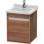 Duravit KT6662R7979 Ketho 17 3/8" Wall Mount Single Bathroom Vanity with One Door in Natural Walnut