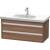 Duravit KT664807979 Ketho 39 3/8" Wall Mount Single Bathroom Vanity with Two Drawers in Natural Walnut