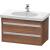 Duravit KT664707979 Ketho 31 1/2" Wall Mount Single Bathroom Vanity with Two Drawers in Natural Walnut