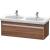 Duravit KT666907979 Ketho 45 1/4" Wall Mount Double Bathroom Vanity with One Drawer in Natural Walnut