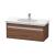 Duravit KT666802121 Ketho 39 3/8" Wall Mount Single Bathroom Vanity with One Drawer in Walnut Dark