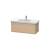 Duravit KT666803030 Ketho 39 3/8" Wall Mount Single Bathroom Vanity with One Drawer in Natural Oak