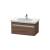 Duravit KT666702121 Ketho 31 1/2" Wall Mount Single Bathroom Vanity with One Drawer in Walnut Dark