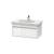 Duravit KT666702222 Ketho 31 1/2" Wall Mount Single Bathroom Vanity with One Drawer in White High Gloss