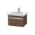 Duravit KT667002121 Ketho 23 5/8" Wall Mount Single Bathroom Vanity with One Drawer in Walnut Dark