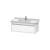 Duravit KT666501818 Ketho 39 3/8" Wall Mount Single Bathroom Vanity with One Drawer in White Matte