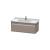 Duravit KT666504343 Ketho 39 3/8" Wall Mount Single Bathroom Vanity with One Drawer in Basalt Matte