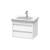 Duravit KT665001818 Ketho 25 5/8" Wall Mount Single Bathroom Vanity with Two Drawers in White Matte