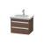 Duravit KT665002121 Ketho 25 5/8" Wall Mount Single Bathroom Vanity with Two Drawers in Walnut Dark