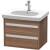 Duravit KT665007979 Ketho 25 5/8" Wall Mount Single Bathroom Vanity with Two Drawers in Natural Walnut