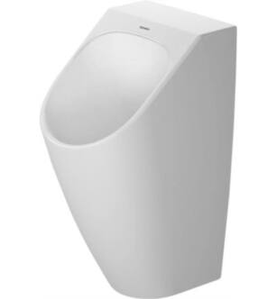 Duravit 2814302000 ME BY Starck 11 3/4" Commercial Wall Mount Waterless Elongated Urinal in White Hygiene Glaze