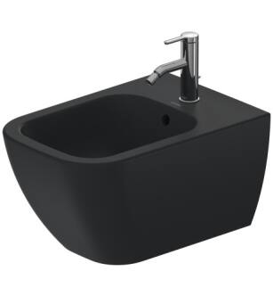 Duravit 2258151300 Happy D.2 Single Hole Wall Mount Bidet in Anthracite