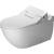 Duravit 2226592092 Starck 3 24 3/8" Dual Flush One-Piece Wall Mounted Elongated Toilet in White Hygiene Glaze